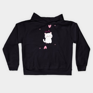 cut cat Kids Hoodie